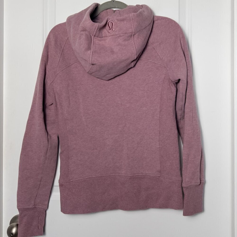 Lululemon Scuba Full-Zip Hoodie - 6 Heathered Velvet Dust - Picture 4 of 8